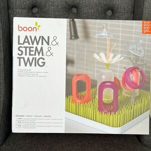 NEW Boon Lawn & Stem & Twig Drying Rack Bundle for baby bottles never opened